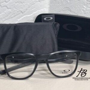 New OAKLEY Trillbe X OX8130 0152 Black Mens Full Rim Eyeglasses 52-18-141 Case